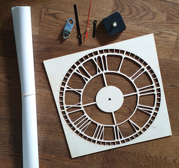Veggur Inlay Uhr "London" für IKEA Kallax Regale - Kopie